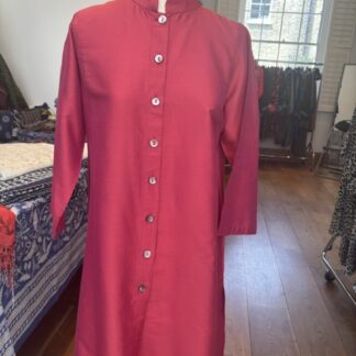 Pink silk tunic or kurta